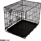 cage pour chien. Bench. Extra fort. Zwart. 91x57x67cm.
