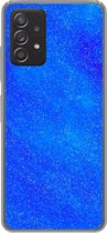 Geschikt voor Samsung Galaxy A33 5G hoesje - Blauw - Abstract - Design - Siliconen Telefoonhoesje