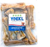 YOEKL Geperste Kauwbotten 10 cm 20 stuks - Hondensnacks - Hondensnoepjes - Hondensnacks Gedroogd - Hondensnacks Kauwbot - Hondenvoer