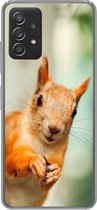 Coque Samsung Galaxy A53 5G - Écureuil - Drôle - Noix - Enfants - Garçons - Filles - Enfant - Coque de téléphone en Siliconen