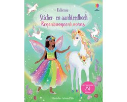 foto van Sticker- en aankleedboek 1 - Regenboogeenhoorns
