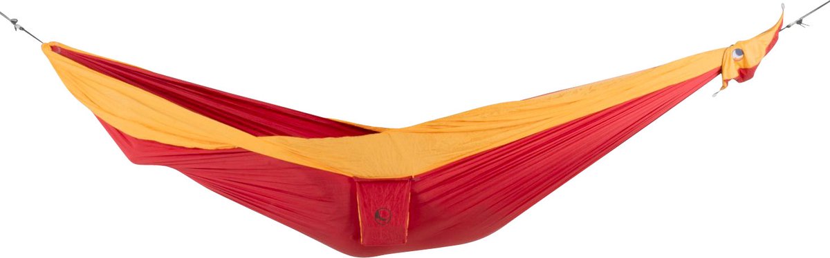 Ticket To The Moon - Hangmat - King Size Hammock Burgundy / Dark Yellow