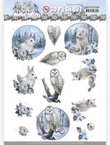 3D Push Out - Amy Design - Awesome Winter - Winter Animals
