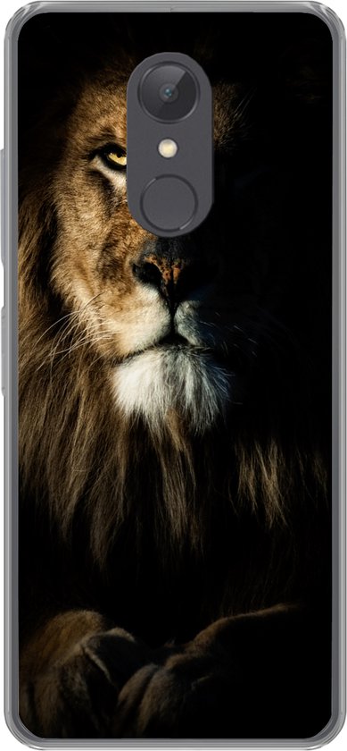 Coque en Siliconen pour Xiaomi Redmi 5 - Lion - Lumière - Portrait