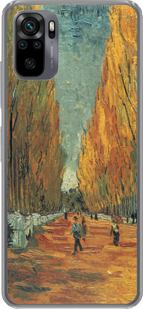 Telefoonhoesje Geschikt voor Xiaomi Geschikt voor Redmi Note 10 hoesje - Elysische velden - Vincent van Gogh - Siliconen Telefoonhoesje Telefoonhoesje