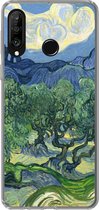 Geschikt voor Huawei P30 Lite hoesje - De olijfbomen - Vincent van Gogh - Siliconen Telefoonhoesje