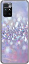 Geschikt voor Xiaomi Redmi 10 hoesje - Water - Design - Abstract - Licht - Siliconen Telefoonhoesje