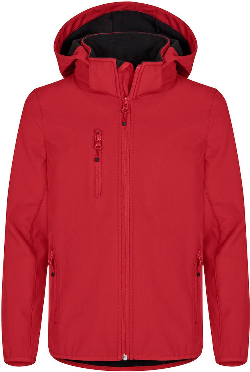 Clique Classic Softshell Jacket Junior 0200909 - Rood - 130-140