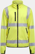 Jobman 5101 Hi-Vis Light Softshell Jacket 65510155 - Geel - XL