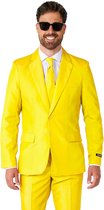 Suitmeister Yellow - Heren Pak - Effen Gekleurd - Geel - Feest - Maat XL