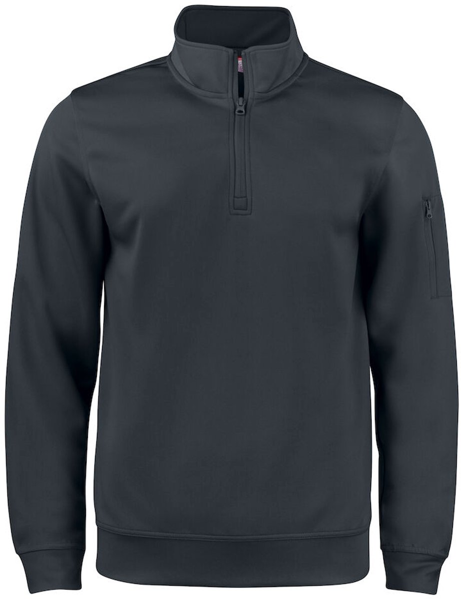 Clique Basic Active Half Zip 021013 - Zwart - XS
