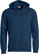 Clique Basic hoody Donker Navy maat XS