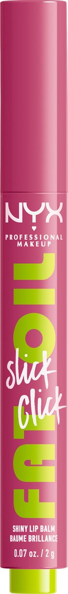 Goedkoopste NYX Professional Makeup Fat Oil Slick Click - DM Me - lippenbalsem - lila roze - 2g