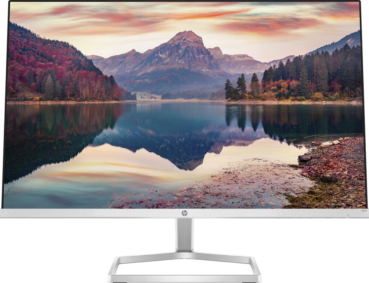 HP M22f 54,6 cm (21.5") 1920 x 1080 Pixels Full HD LCD Zwart, Zilver