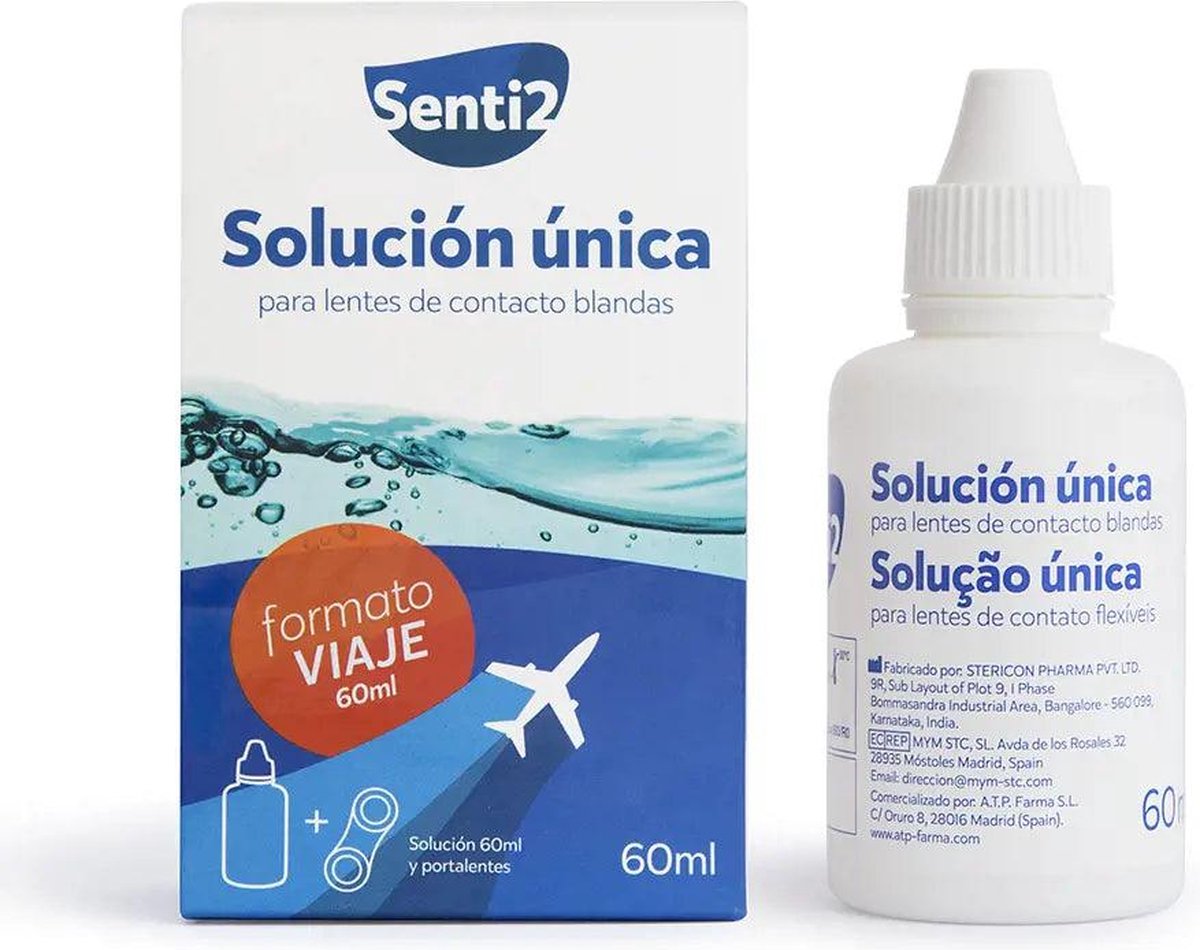 Cleaning liquid Senti2 Única 60 ml Hyaluronic Acid Aqueous solution
