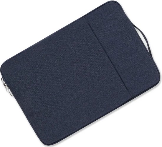 DrPhone S05 Tablet / Laptop Beschermhoes tot 11 / 12 inch – Sleeve met handvat - Geschikt voor Laptop / Tablet - Donkerblauw