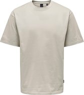 Only & Sons T-shirt Onsfred Life Rlx Ss Tee Noos 22022532 Silver Lining Mannen Maat - XS