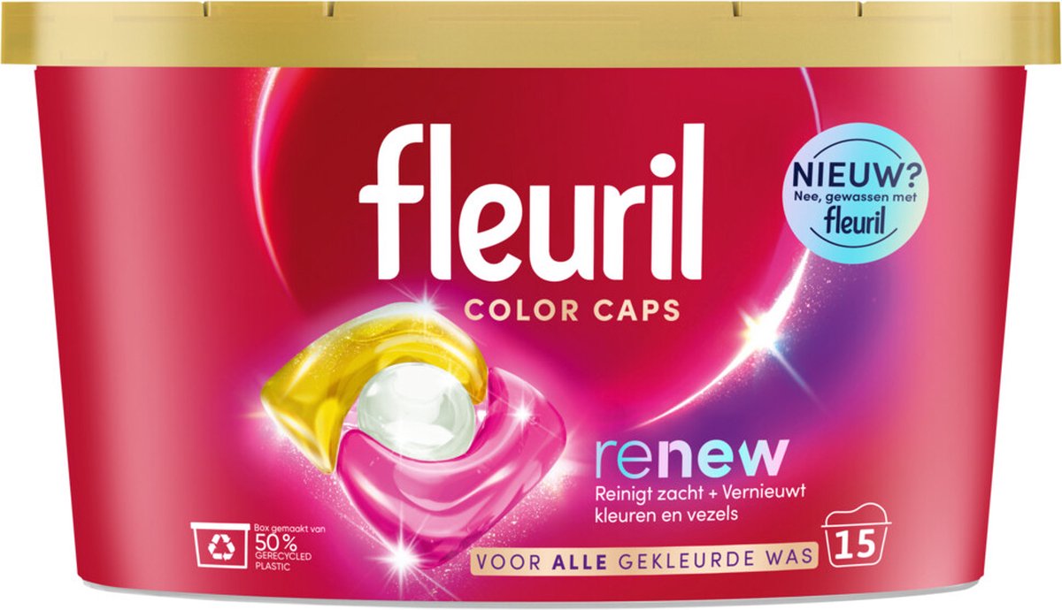Fleuril Renew Color Caps 15 Wasbeurten 15 stuks