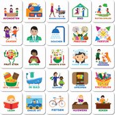 Smarfer - Magnetische pictogrammen voor weekplanner - planbord kind (2) - 50 stuks - voor kinderen - dag planning kind gezin – autisme planner - magneetjes - routine - planbord magneten - weekplanner kind - magneten kinderen