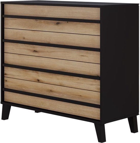 Sedia Impilabile Dmora Con Braccioli In Ferro - Per Giardino E Interni, Colore Nero, 57x47x89 Cm