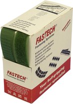 FASTECH® B25-STD033505 Klittenband Om op te naaien Haak- en lusdeel (l x b) 5 m x 25 mm Groen 5 m