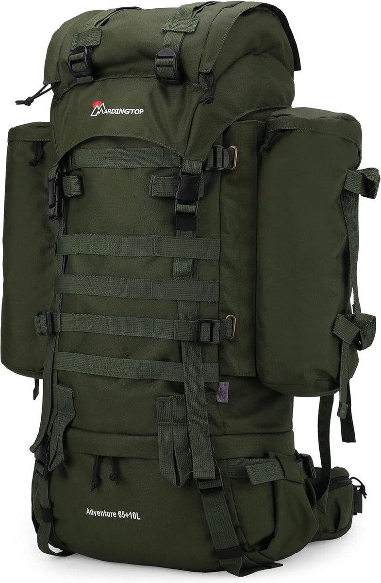 YKK Zipper Rugzak, 65 liter