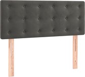 vidaXL Tête de lit Velours Gris foncé 80x5x78/88 cm