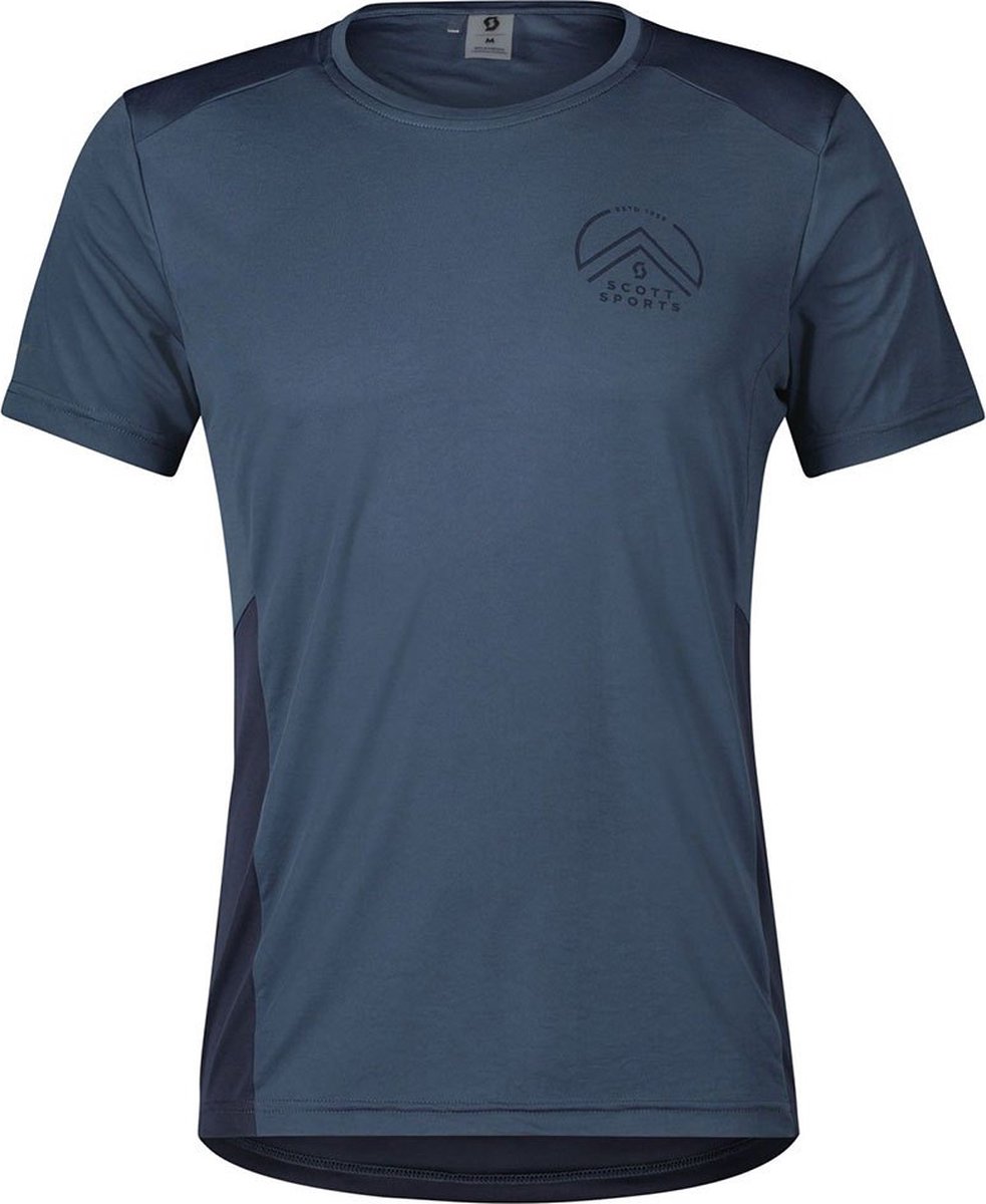 Scott Endurance Tech T-shirt Met Korte Mouwen Blauw S Man