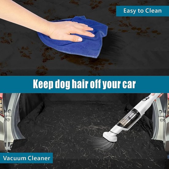 Protection de coffre universelle pour Chiens, couverture de coffre, tapis de Protection de coffre, couverture pour chien avec Protection de seuil de chargement et Protection latérale, imperméable et antidérapante,