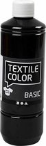 Textielverf - Kledingverf - Zwart - Basic - Textile Color - Creotime - 500 ml