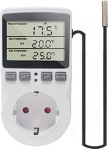 Thermostat à prise enfichable -40°C à 120°C - TCU-441 - Numérique - Refroidissement/Chauffage - Terre (Ne convient pas pour la België)