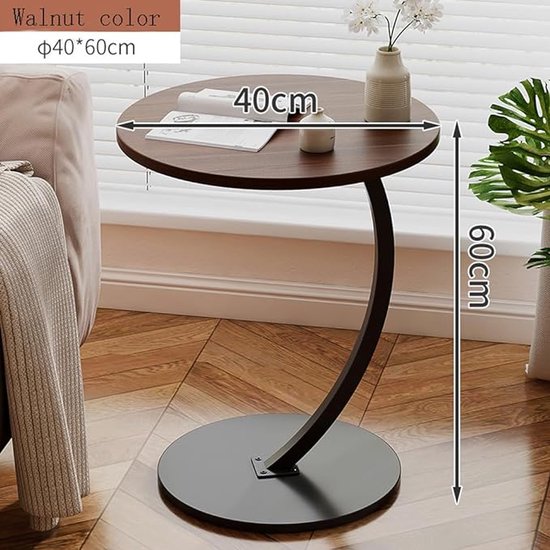 bijzettafel - bank-tafel - side table, bedside table ‎40 x 40 x 60 cm;