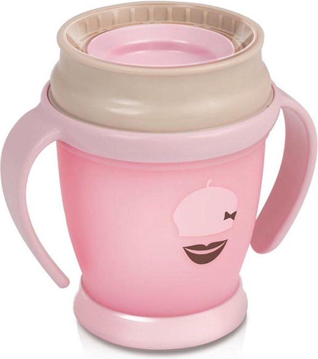 Goedkoopste Lovi- 360° cup beker 12M 250ml- Roos
