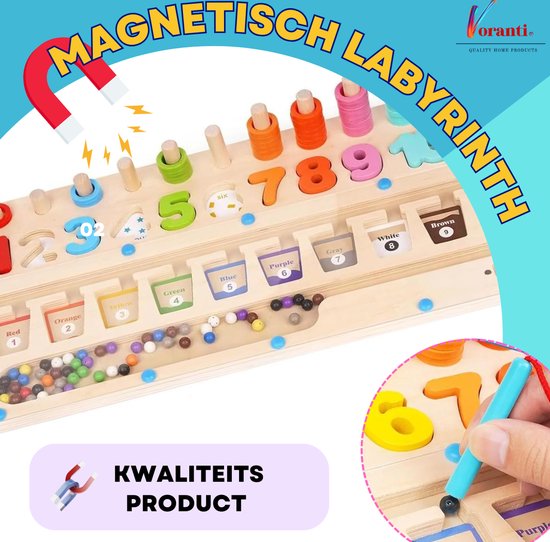 Montessori-speelgoed vanaf 3 jaar, cadeau voor jongens en meisjes van 5