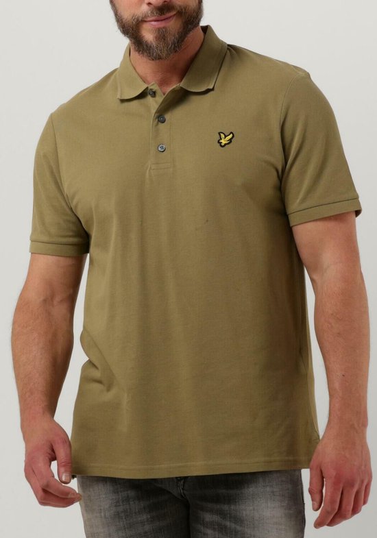 Lyle & Scott Crest tipped polo shirt - seaweed