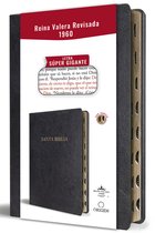 Biblia Reina Valera Revisada 1960 letra súper gigante, símil piel negro con índice / Spanish Bible RVR 1960 Super Giant Print, Black Leathersoft w/ thumb