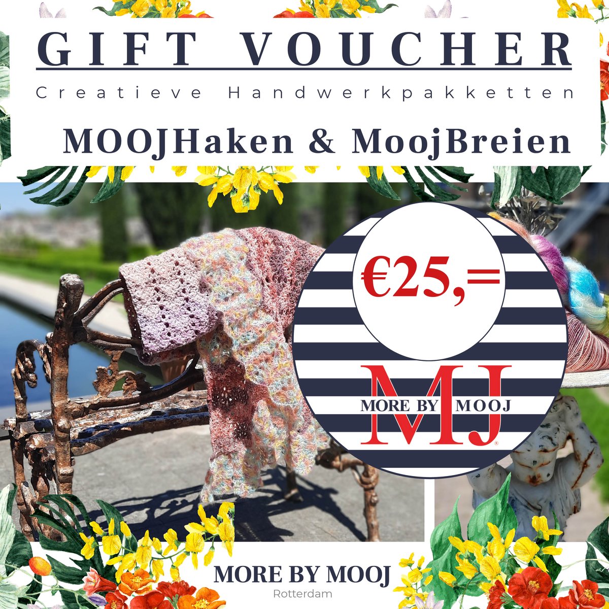 More by Mooj Cadeaubon Brei en of Haakpakket 25 euro