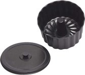 Kitchenware 415220G Puddingvorm, aluminium met antiaanbaklaag, zwart, 20 cm