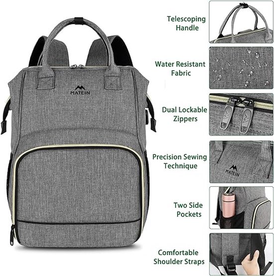Moguri Lunchtas Dames Heren Corduroy - Grote Geïsoleerde Lunchbox Aardbei