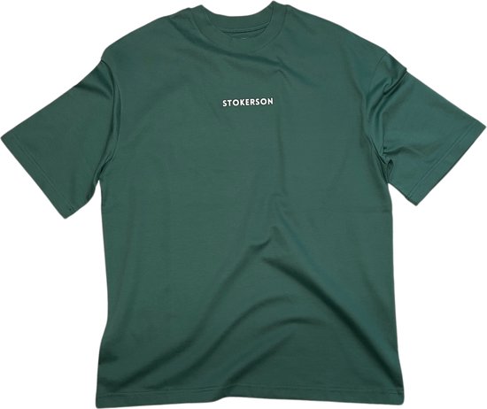 Stokerson - T-shirt (Sport) - Surdimensionné - Signature Vert - 100% Katoen - Gymwear