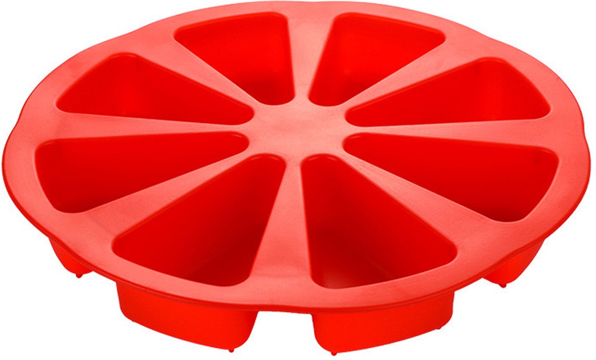 Somstyle Siliconen Tulband Bakvorm - Cakevorm - 28 CM - Bakspullen - Rood