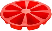 Somstyle Moule à pâtisserie en Siliconen Turban – Moule à gâteau – 28 cm – Fournitures de pâtisserie – Rouge