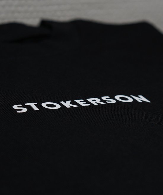 Stokerson - T-shirt (Sport) - Surdimensionné - Zwart intemporel - 100% Katoen - Gymwear
