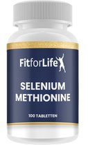 Fit for Life Selenium methionine - Geschikt voor vegetariërs en veganisten - 100 tabletten