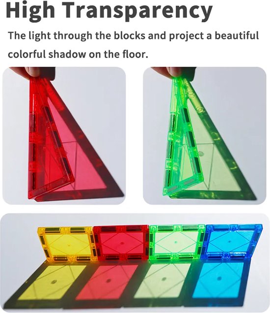 Connetix Magnetische Bouwstenen Rainbow - 212 onderdelen - Mega Pack