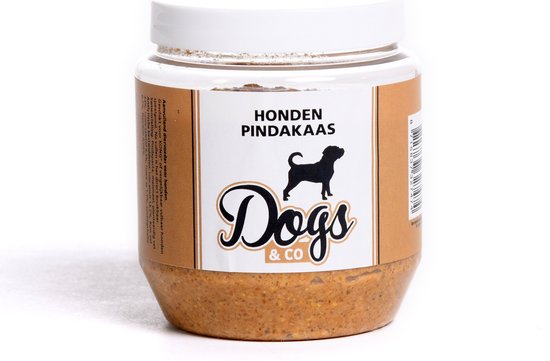 Dogs&Co Hondenpindakaas 350 GR - Hondensnack - Pindakaas voor honden