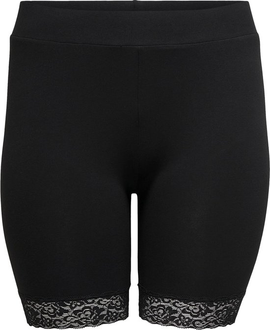 ONLY CARMAKOMA CARTIME SHORTS LIFE WITH LACE NOOS Dames Broek - Maat L