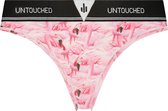 Untouched strings dames - ondergoed dames - duurzaam - perfecte pasvorm - Flamingo String L