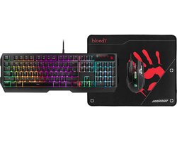 A4TECH BLOODY - Set van Toetsenbord + muis + muismat - USB B1700