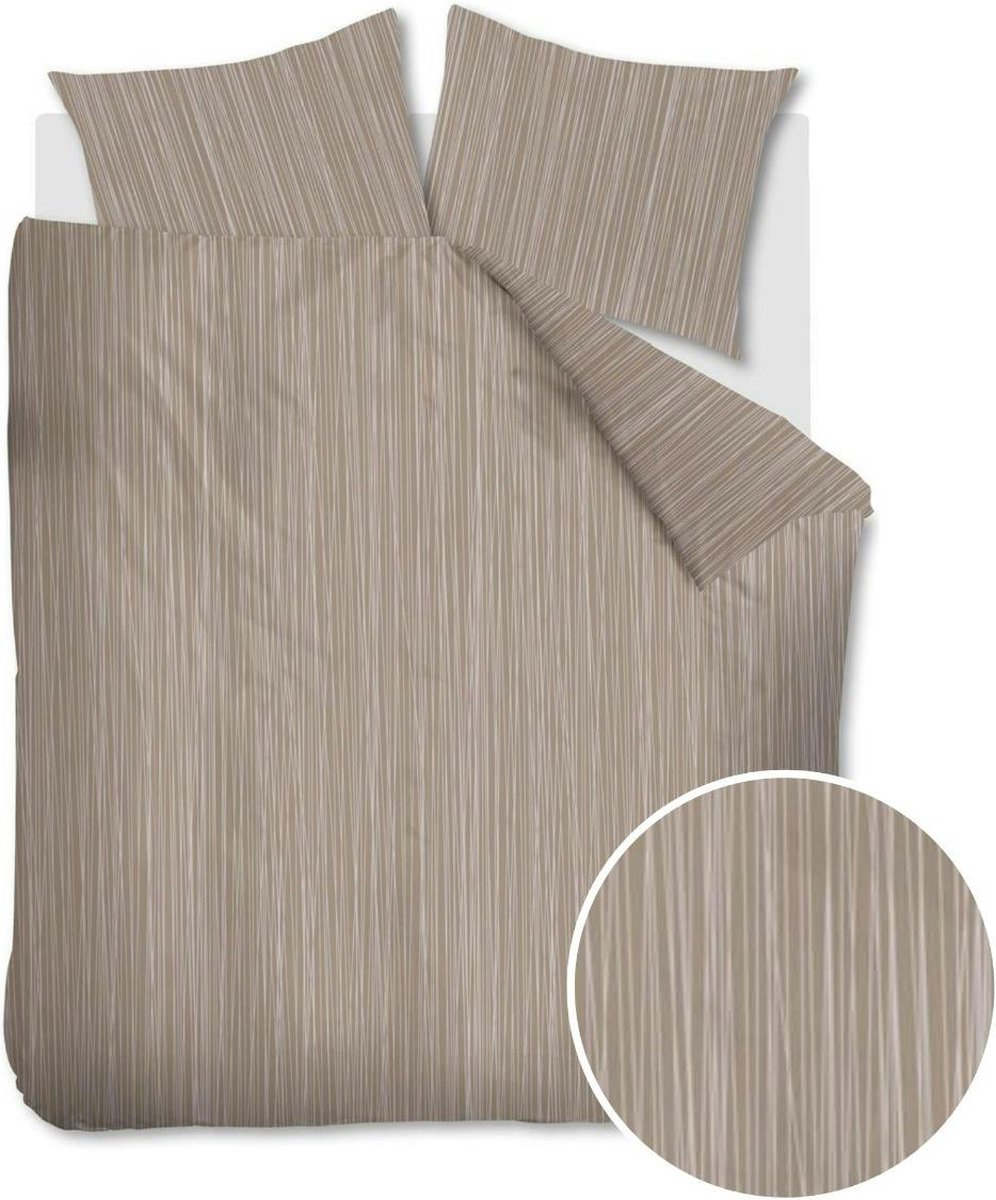 vtwonen Drips dekbedovertrek - Tweepersoons - 200x200/220 - Naturel